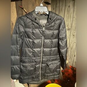Eddie Bauer Women's Charcoal Puffer Coat